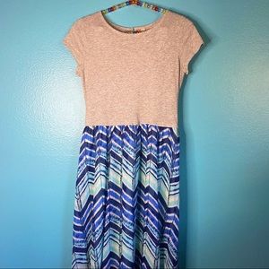 Xhilaration blue high-low dress